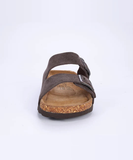 Premium Genuine Suede Sandals by Qomfort