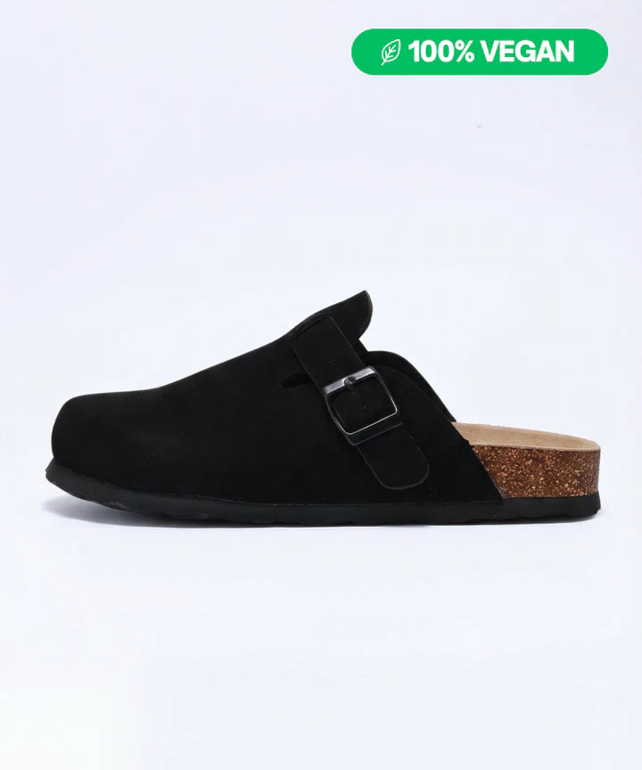 100% Vegan Suede Clogs by Qomfort