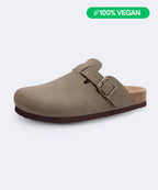 Smooth Vegan Leather Clogs by Qomfort