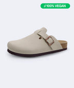 Smooth Vegan Leather Clogs by Qomfort